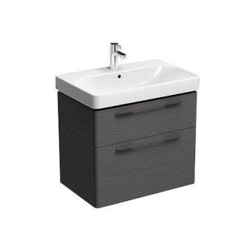 Baza de lavoar Kolo Traffic 72 x 63 cm suspendat gri stejar Baza de lavoar Kolo Traffic 72 x 63 cm suspendat gri stejar