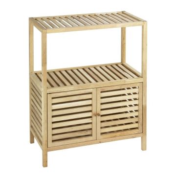 Dulap de baie în culoare naturală jos din lemn de nuc 68x86 cm Norway – Wenko