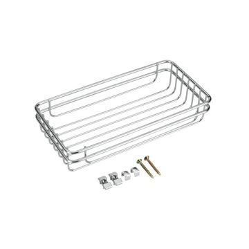 Etajeră dreptunghiulară Metaltex Cuba S, lungime 22 cm Etajeră dreptunghiulară Metaltex Cuba S, lungime 22 cm