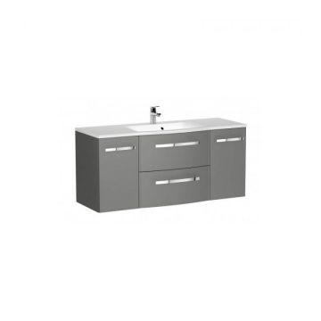 Set PROMO mobilier cu lavoar Oristo Wave 120x45x53 cm gri mat Set PROMO mobilier cu lavoar Oristo Wave 120x45x53 cm gri mat