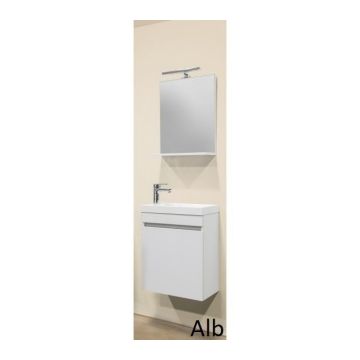 Set PROMO Sanotechnik Nora 48 baza,lavoar si oglinda 55 x 48 x 25 cm Set PROMO Sanotechnik Nora 48 baza,lavoar si oglinda 55 x 48 x 25 cm