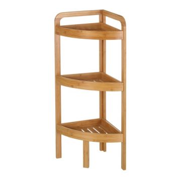 Suport etajat de colț Casa Selección Bamboo, bambus