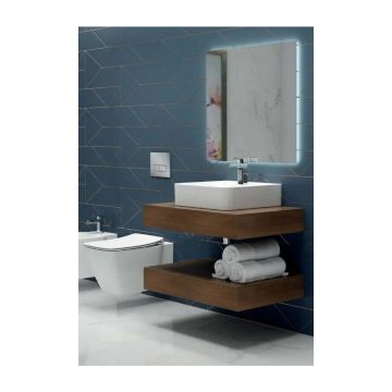 Blat pentru lavoar Ideal Standard Adapto 85 cm, finisaj nuc Blat pentru lavoar Ideal Standard Adapto 85 cm, finisaj nuc