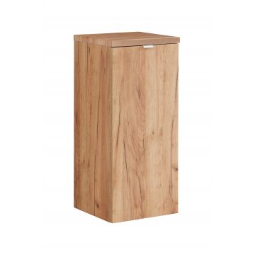 Dulap baie suspendat cu 1 usa, Capri Oak, l35xA35xH80 cm