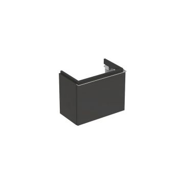 Dulap baza pentru lavoar suspendat negru Geberit Icon 1 sertar 52 cm Dulap baza pentru lavoar suspendat negru Geberit Icon 1 sertar 52 cm