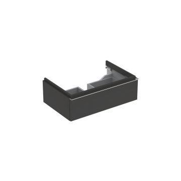 Dulap baza pentru lavoar suspendat negru Geberit Icon 1 sertar 74 cm Dulap baza pentru lavoar suspendat negru Geberit Icon 1 sertar 74 cm