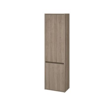 Dulap inalt suspendat Cersanit Crea mdf stejar 140x40 cm