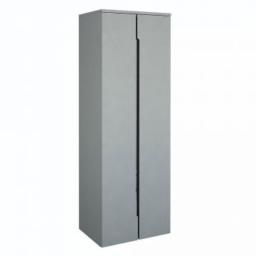 Dulap inalt suspendat Oristo Silver mdf gri 144x50 cm