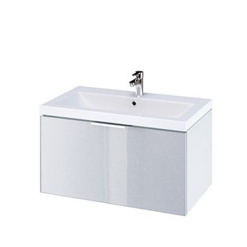 Dulap suspendat pentru lavoar Cersanit Stillo mdf gri 80 cm Dulap suspendat pentru lavoar Cersanit Stillo mdf gri 80 cm