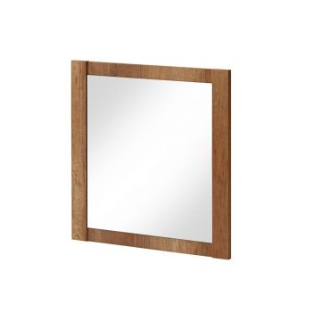 Oglinda pentru baie, l80xH80 cm, Classic Oak