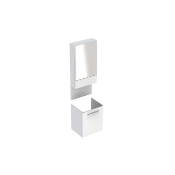 Set dulap cu oglinda suspendat Geberit Selnova Square alb Set dulap cu oglinda suspendat Geberit Selnova Square alb