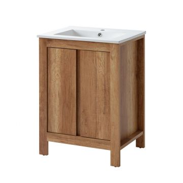 Set masca si lavoar, 60 cm / 62 cm, Classic Oak