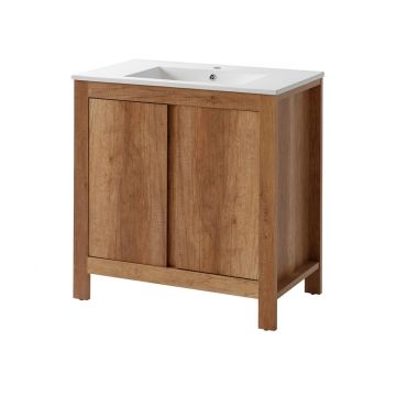 Set masca si lavoar, 80 cm / 81 cm, Classic Oak