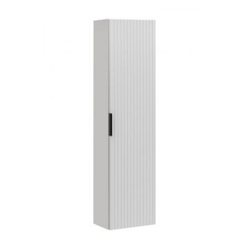 Dulap baie inalt suspendat, din pal si MDF, cu 1 usa, Adel Alb, l35xA25xH140 cm