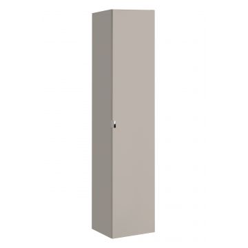 Dulap baie inalt suspendat, din pal si MDF, cu 1 usa, Santa Fe Taupe, l35xA33xH160 cm