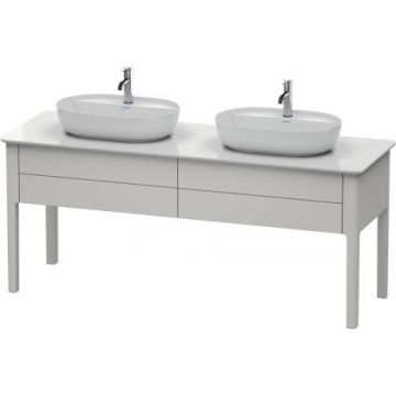 Dulap baza Duravit Luv cu doua sertare 1733x570mm alb nordic satinat mat