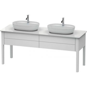 Dulap baza Duravit Luv cu doua sertare 1733x570mm alb satinat mat lacuit