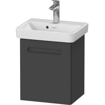 Dulap baza Duravit No.1 cu o usa balamale dreapta 390x346mm grafit mat décor