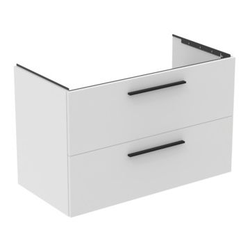 Dulap baza Ideal Standard i.Life B cu 2 sertare 100x50.5x63cm alb mat