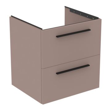 Dulap baza Ideal Standard i.Life B cu 2 sertare 60x50.5x63cm greige mat