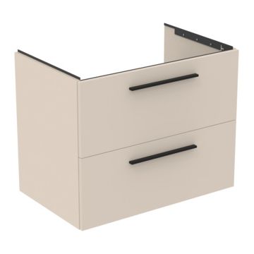 Dulap baza Ideal Standard i.Life B cu 2 sertare 80x50.5x63cm bej mat