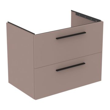 Dulap baza Ideal Standard i.Life B cu 2 sertare 80x50.5x63cm greige mat