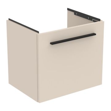 Dulap baza suspendat Ideal Standard i.life S cu un sertar 50cm bej nisipiu mat