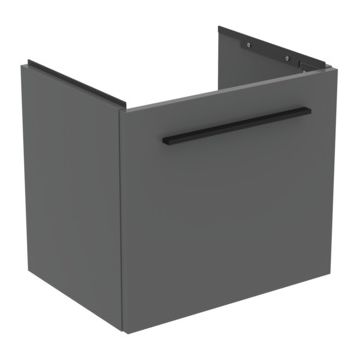 Dulap baza suspendat Ideal Standard i.life S cu un sertar 50cm gri quartz mat