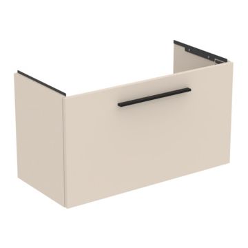 Dulap baza suspendat Ideal Standard i.life S cu un sertar 80cm bej nisipiu mat