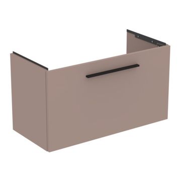 Dulap baza suspendat Ideal Standard i.life S cu un sertar 80cm greje mat