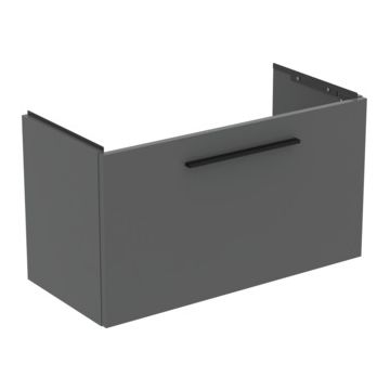 Dulap baza suspendat Ideal Standard i.life S cu un sertar 80cm gri quartz mat