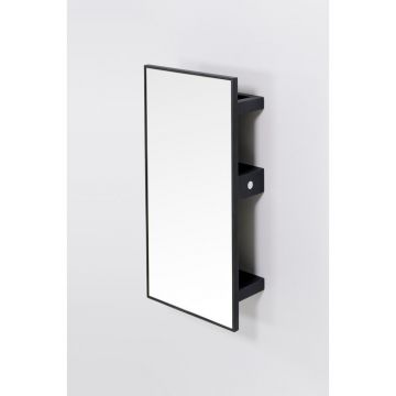 Dulăpior cu oglindă din lemn masiv de stejar 31x61,5 cm Slimline – Wireworks