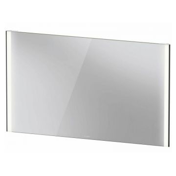 Oglinda cu iluminare LED Duravit XViu 132x80cm senzor IP44 negru mat