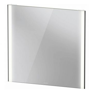 Oglinda cu iluminare LED Duravit XViu 82x80cm senzor IP44 negru mat