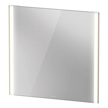 Oglinda cu iluminare LED Duravit XViu 82x80cm senzor IP44 sampanie mat