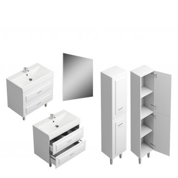 Set Baie Fernand 800 Alb 3 unitati