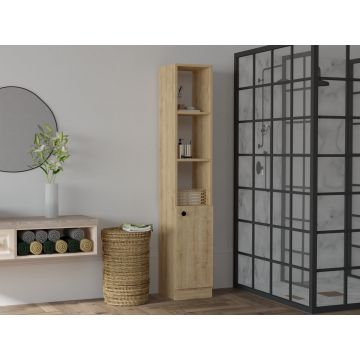 Dulap de baie, 170x30x29.5 cm, imitatie lemn