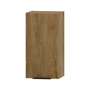 Dulap de baie suspendat cu aspect de lemn de stejar 30x58 cm Lyon – STOLKAR