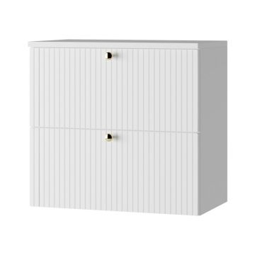 Dulap sub chiuvetă alb suspendat 61,5x60 cm Asti – STOLKAR