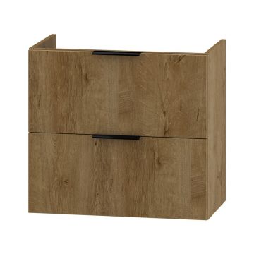 Dulap sub chiuvetă suspendat cu aspect de lemn de stejar 61,5x55,5 cm Lyon – STOLKAR