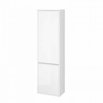 Dulap tip coloana Cersanit Crea 140 cm Alb Lucios