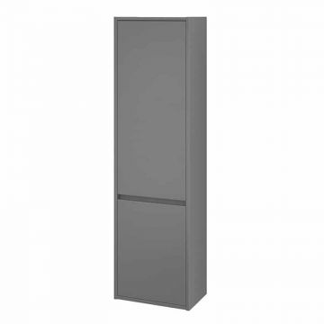 Dulap tip coloana Cersanit Crea 140 cm Gri Mat