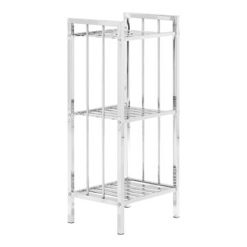 Etajeră de baie argintie 33x73 cm – Premier Housewares