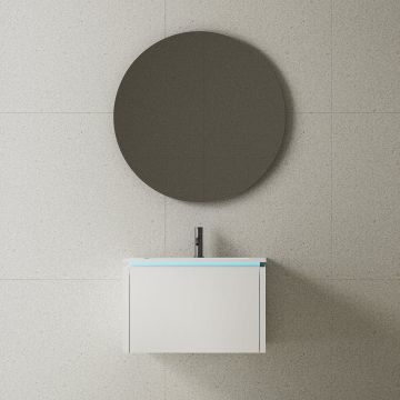Mobilier Baie cu lavoar Elysium, LED Anna, Alb Mat, 600x480x388 mm, cod: 3182 Mobilier Baie cu lavoar Elysium, LED Anna, Alb Mat, 600x480x388 mm, cod: 3182