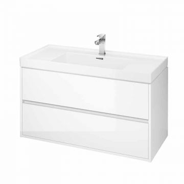 Mobilier suspendat Cersanit Crea 100 cm Alb