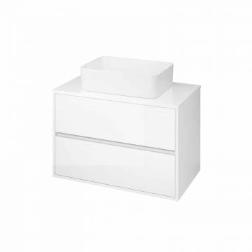 Mobilier suspendat Cersanit Crea 80 cm Alb