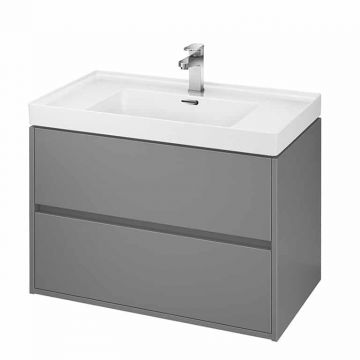 Mobilier suspendat Cersanit Crea 80 cm Gri