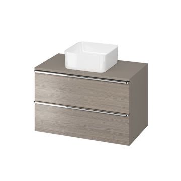 Mobilier suspendat Cersanit Virgo 80 cm Stejar Gri