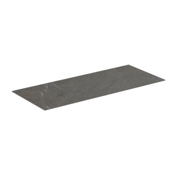 Blat ceramic pentru lavoar Ideal Standard Atelier Conca 120 cm finisaj gri deschis