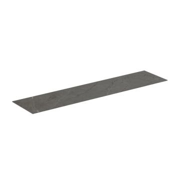 Blat ceramic pentru lavoar Ideal Standard Atelier Conca finisaj gri deschis 160 cm
